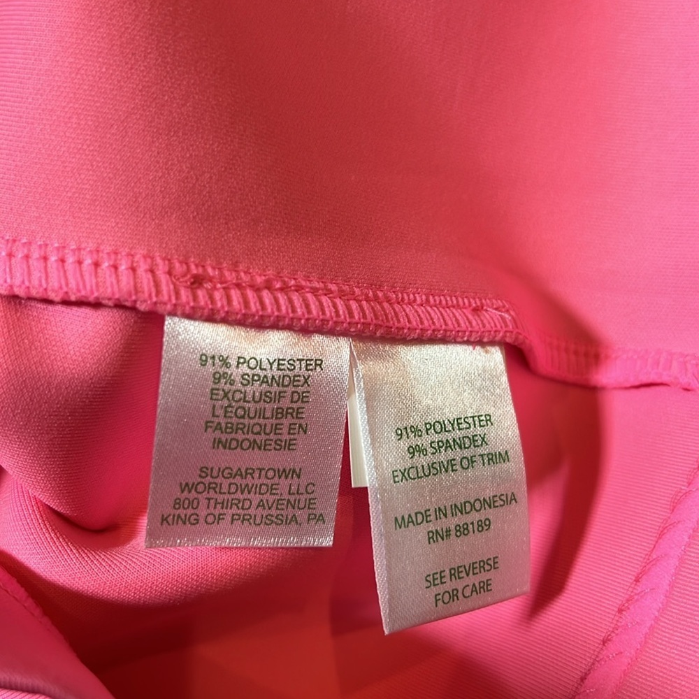 Lilly Pulitzer Girls Baylee Fit & Flare Dress in Pink Sunset Size X-Large NWT - Picture 7 of 8
